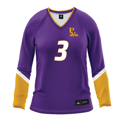 PVAMU - NCAA Women's Volleyball : Shea Mcelroy - Purple Volleyball Jersey-0