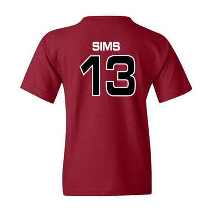 CWU - NCAA Women's Basketball : Capri Sims - Classic Shersey Youth T-Shirt-1