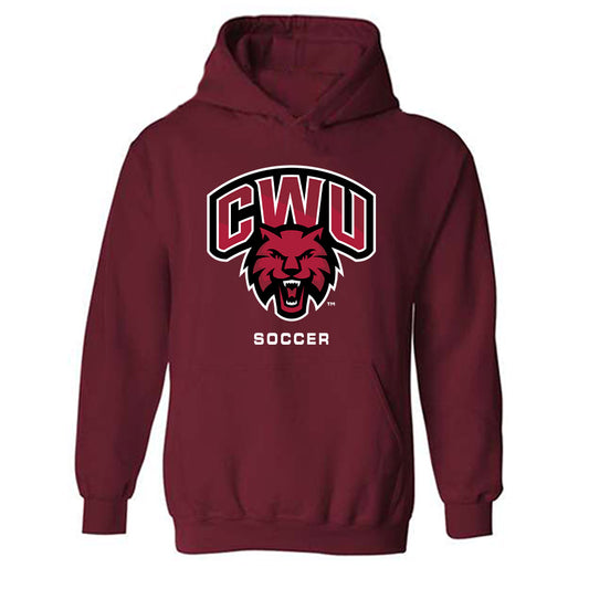 CWU - NCAA Women's Soccer : Alexa Stanfield - Classic Shersey Hooded Sweatshirt-0