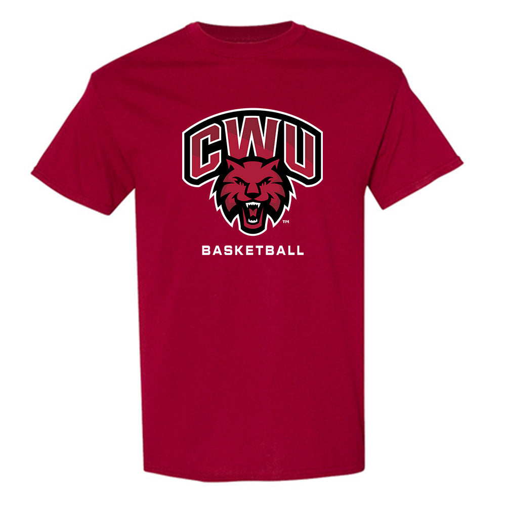 CWU - NCAA Men's Basketball : Calvin Sisk - Classic Shersey T-Shirt-0