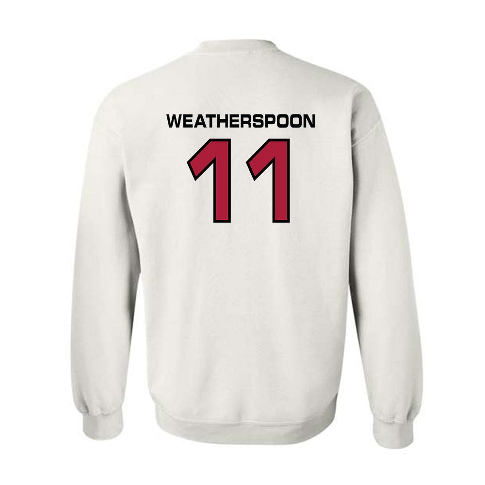 CWU - NCAA Men's Basketball : Treyshawn Weatherspoon - Classic Shersey Crewneck Sweatshirt-1