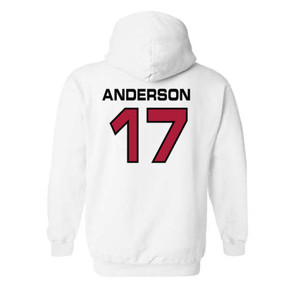 CWU - NCAA Baseball : Drake Anderson - Classic Shersey Hooded Sweatshirt-1