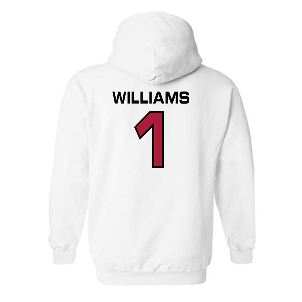 CWU - NCAA Men's Basketball : Eli Williams - Classic Shersey Hooded Sweatshirt-1