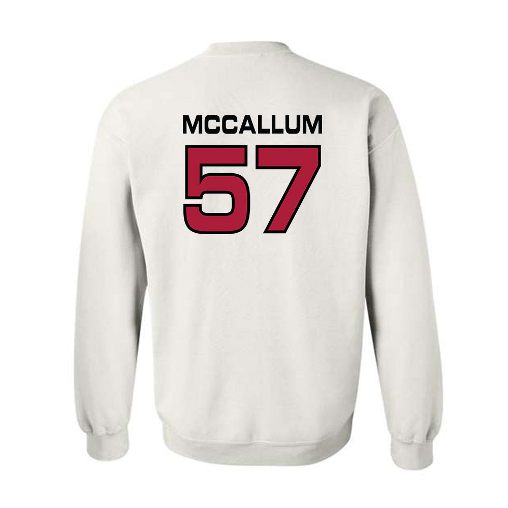 CWU - NCAA Football : Jaxin McCallum - Classic Shersey Crewneck Sweatshirt-1