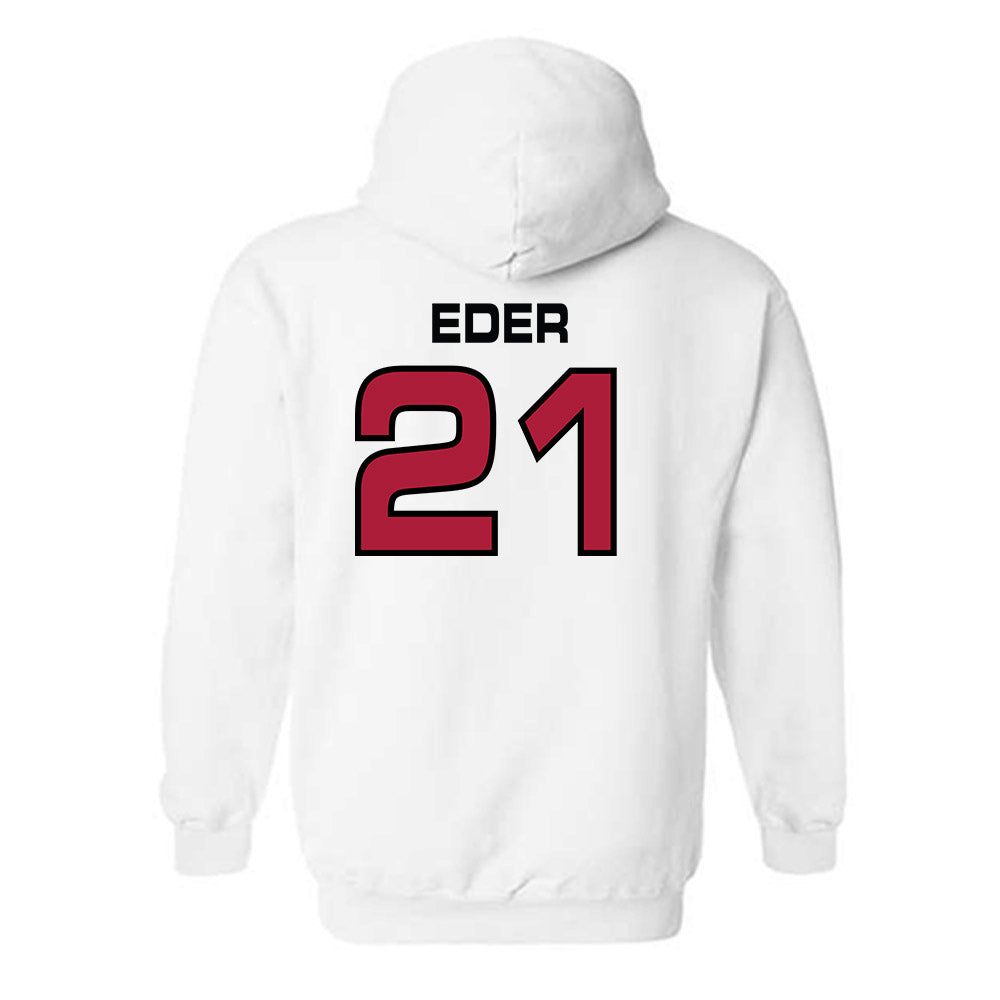 CWU - NCAA Softball : Joelie Eder - Classic Shersey Hooded Sweatshirt-1