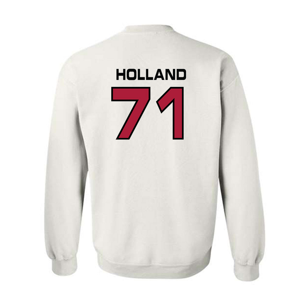 CWU - NCAA Football : Brady Holland - Classic Shersey Crewneck Sweatshirt-1