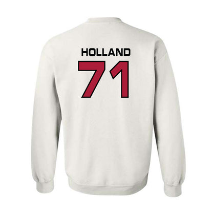 CWU - NCAA Football : Brady Holland - Classic Shersey Crewneck Sweatshirt-1