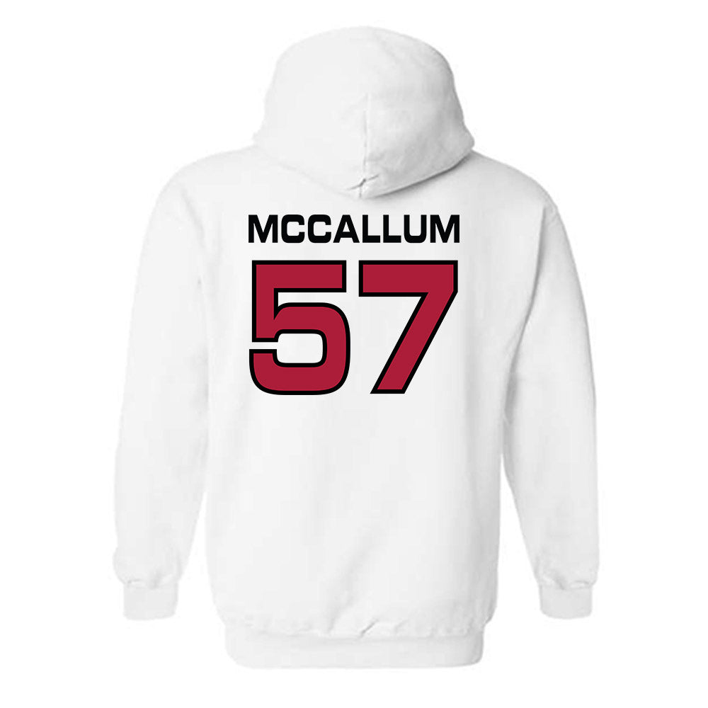 CWU - NCAA Football : Jaxin McCallum - Classic Shersey Hooded Sweatshirt-1
