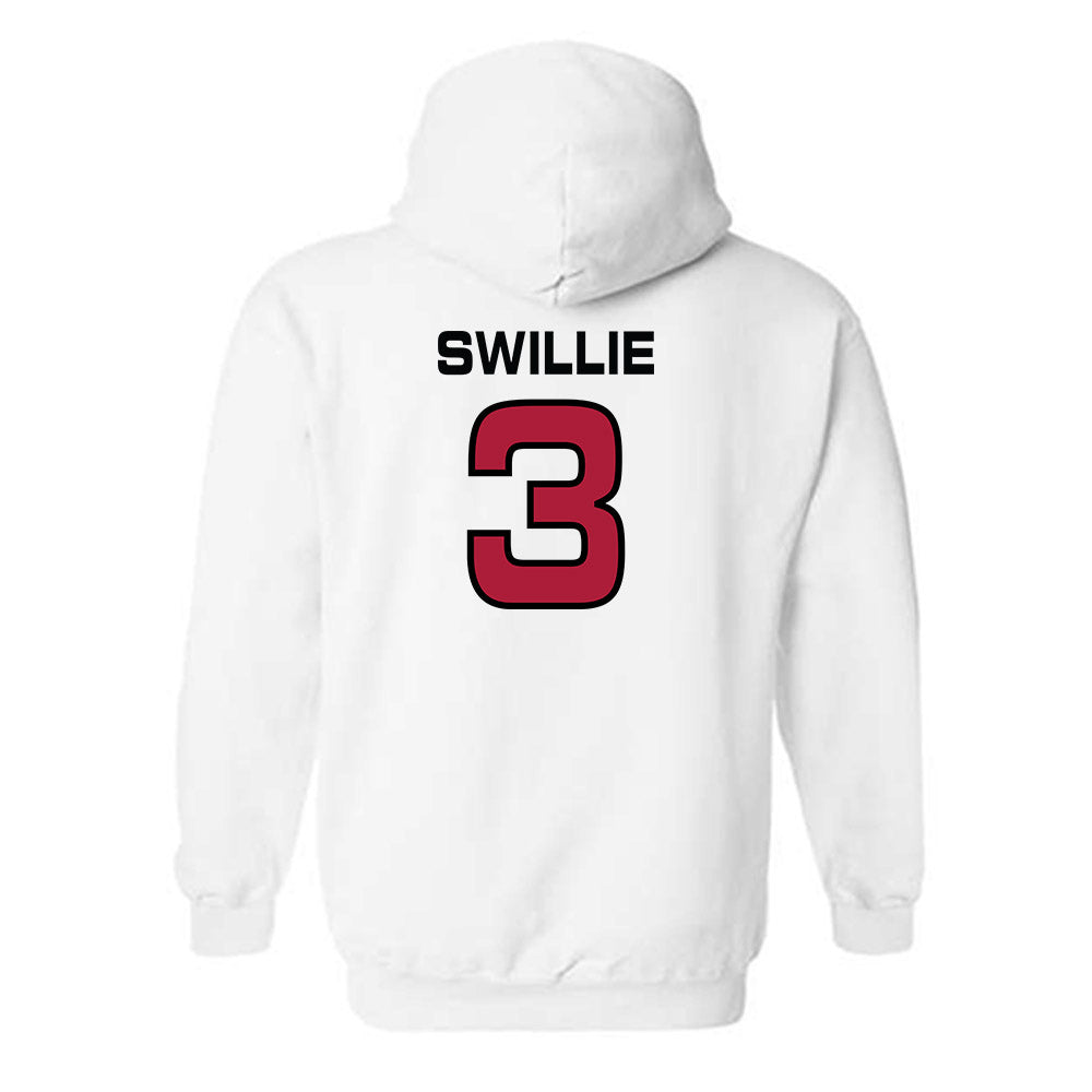 CWU - NCAA Men's Basketball : Bradley Swillie - Classic Shersey Hooded Sweatshirt-1