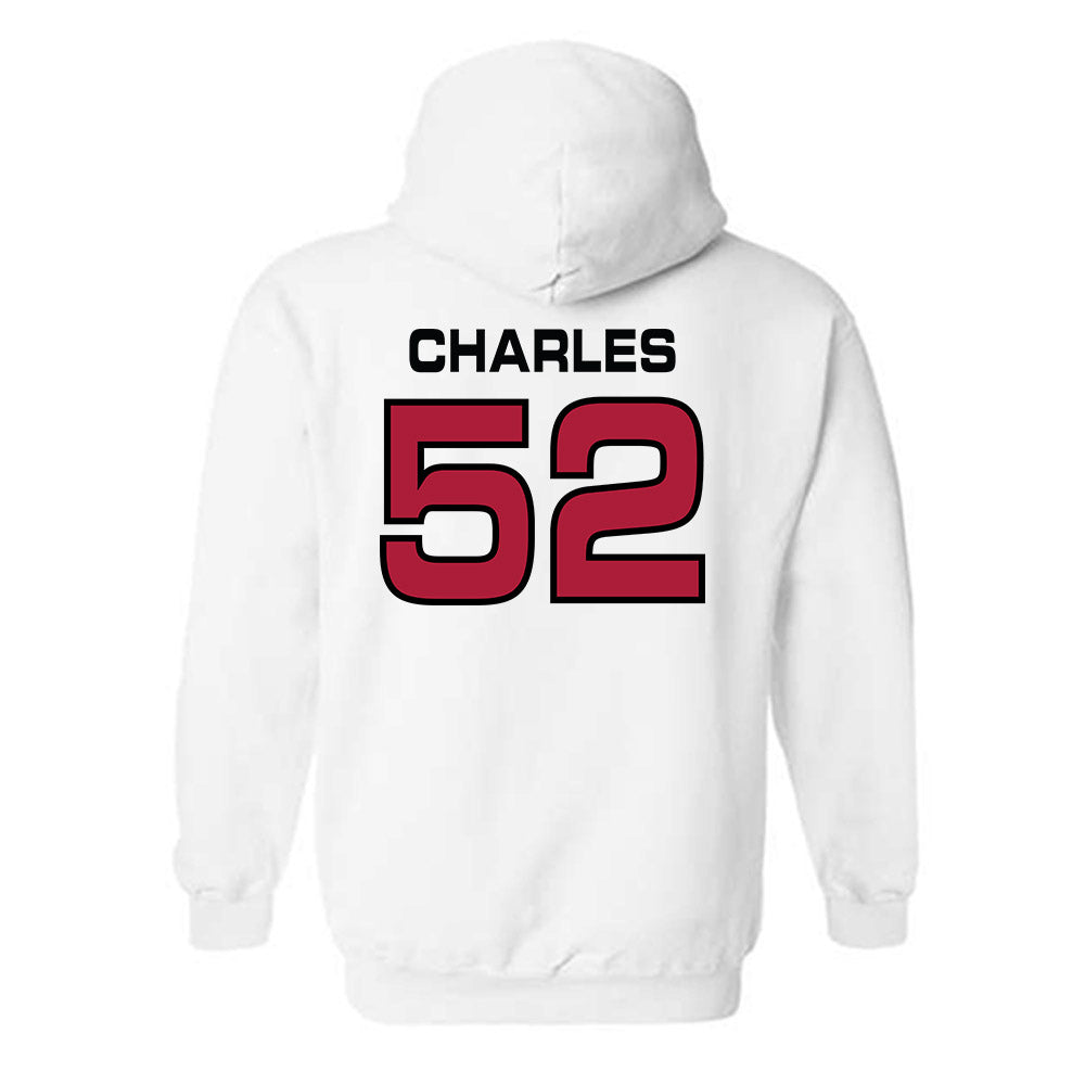 CWU - NCAA Football : Royal Charles - Classic Shersey Hooded Sweatshirt-1