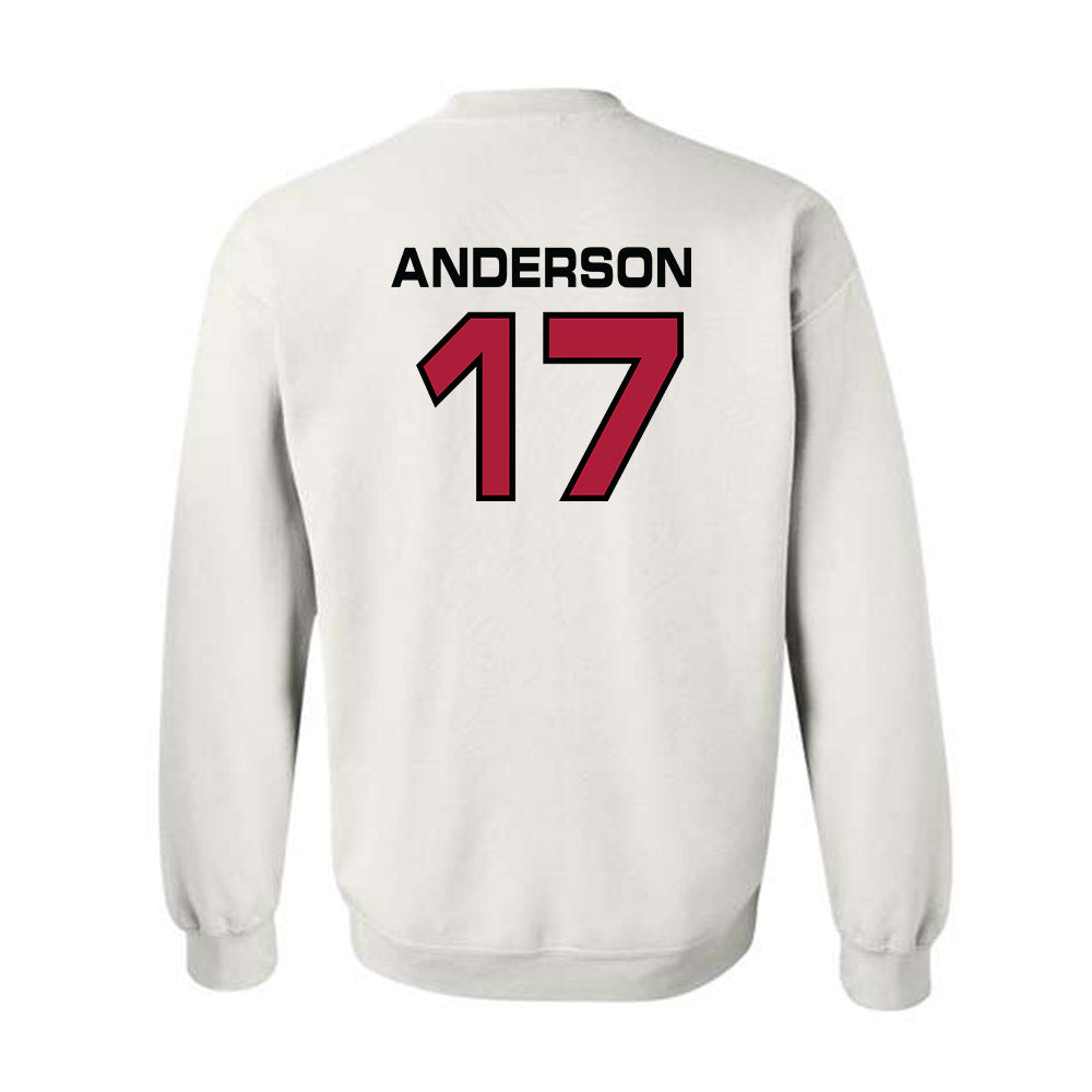 CWU - NCAA Baseball : Drake Anderson - Classic Shersey Crewneck Sweatshirt-1