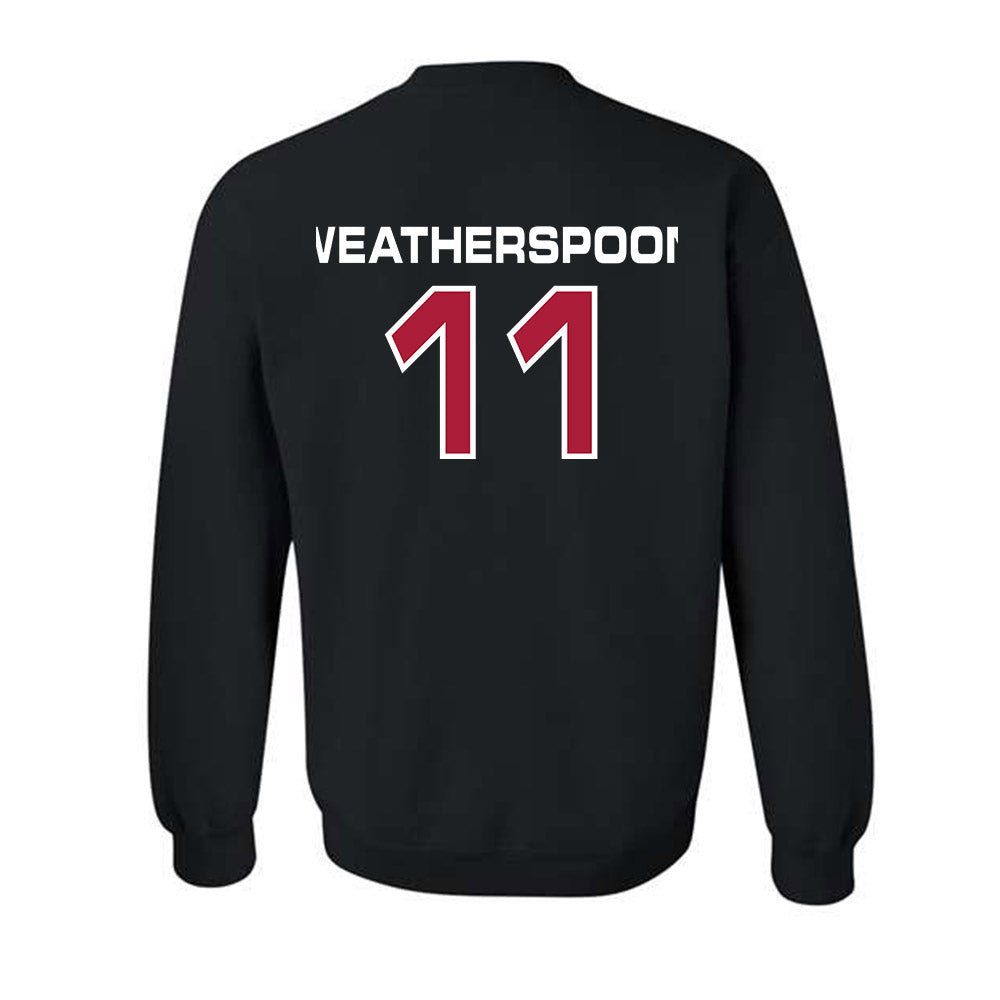 CWU - NCAA Men's Basketball : Treyshawn Weatherspoon - Classic Shersey Crewneck Sweatshirt-1