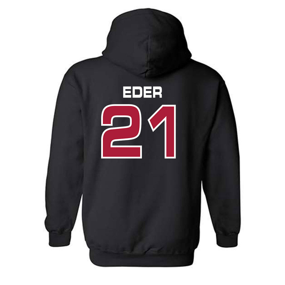 CWU - NCAA Softball : Joelie Eder - Classic Shersey Hooded Sweatshirt-1