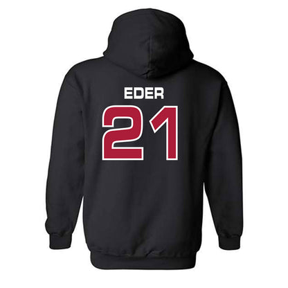 CWU - NCAA Softball : Joelie Eder - Classic Shersey Hooded Sweatshirt-1