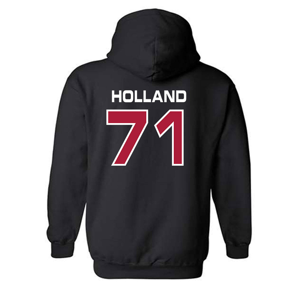 CWU - NCAA Football : Brady Holland - Classic Shersey Hooded Sweatshirt-1