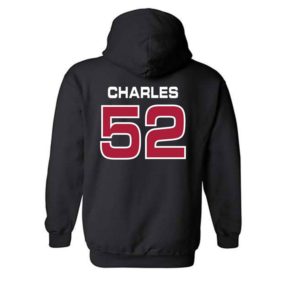 CWU - NCAA Football : Royal Charles - Classic Shersey Hooded Sweatshirt-1