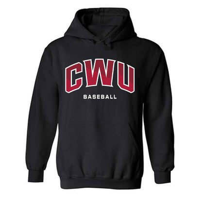 CWU - NCAA Baseball : Drake Anderson - Classic Shersey Hooded Sweatshirt-0