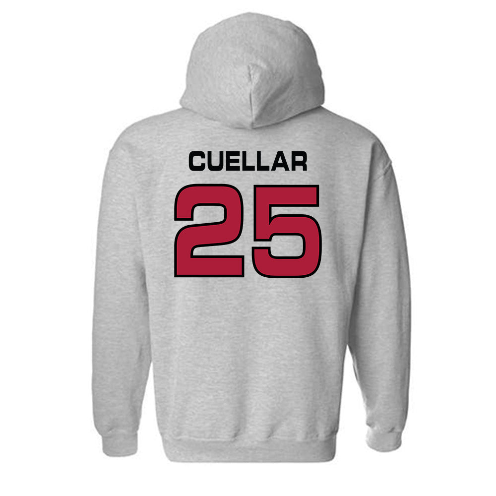 CWU - NCAA Men's Basketball : Isaiah Cuellar - Classic Shersey Hooded Sweatshirt-1