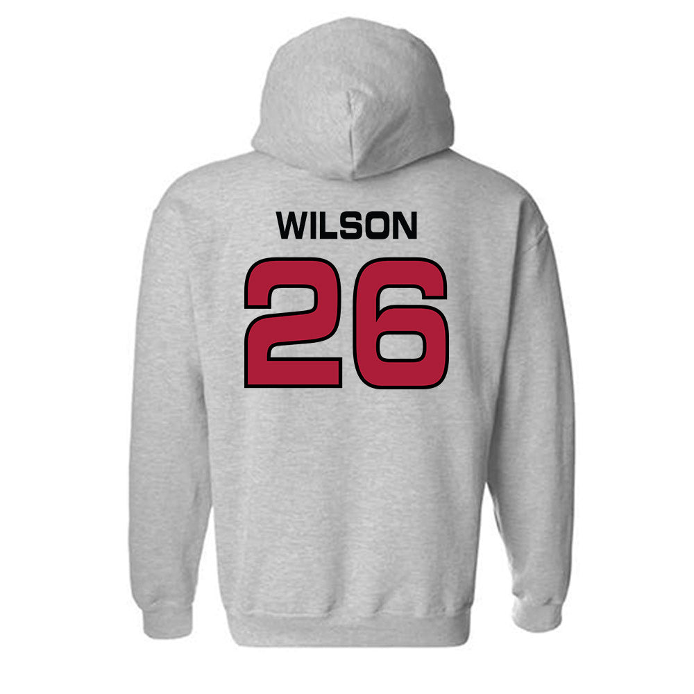 CWU - NCAA Women's Soccer : Peyton Wilson - Classic Shersey Hooded Sweatshirt-1
