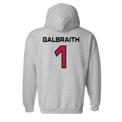 CWU - NCAA Women's Soccer : Danika Galbraith - Classic Shersey Hooded Sweatshirt-1