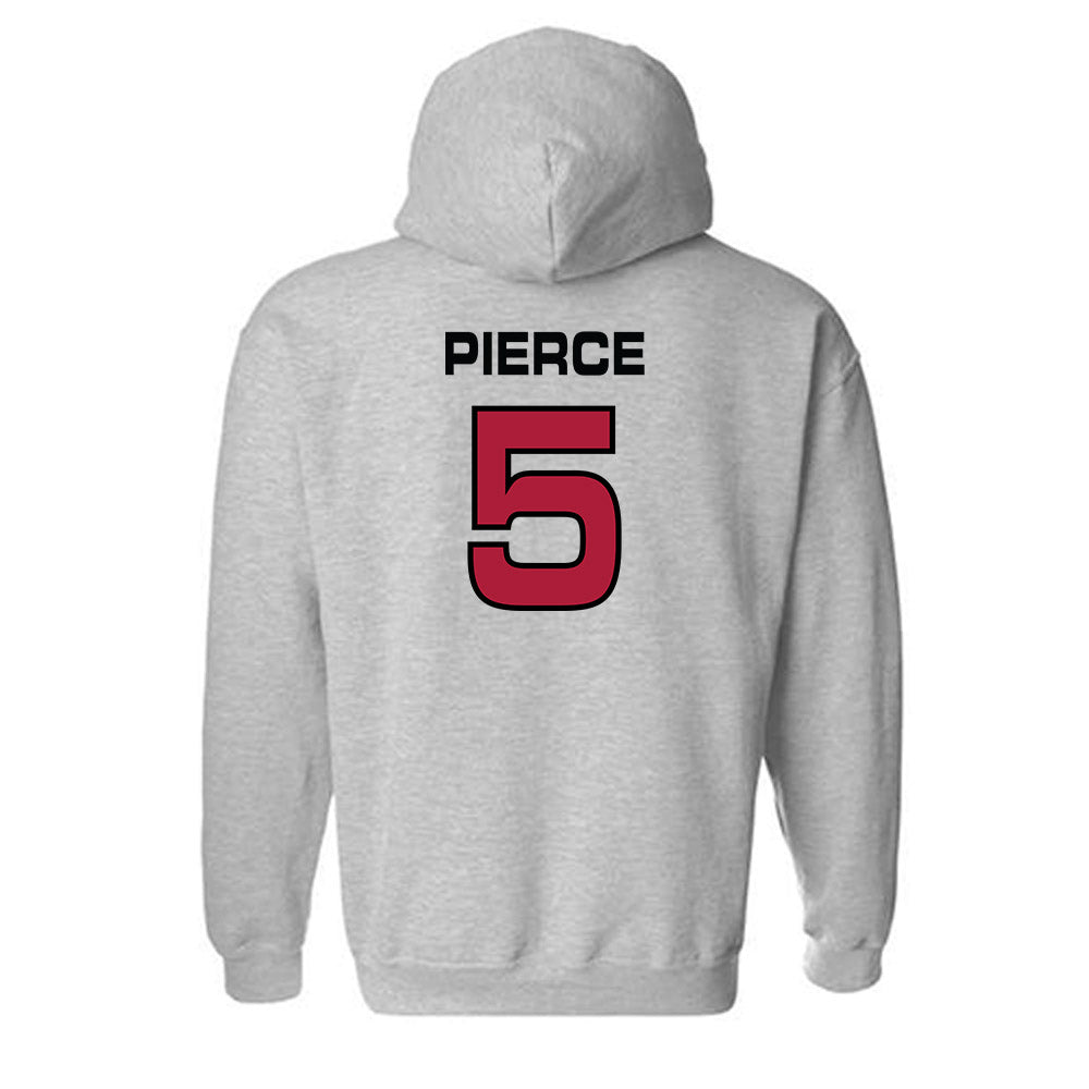 CWU - NCAA Football : Jack Pierce - Classic Shersey Hooded Sweatshirt-1