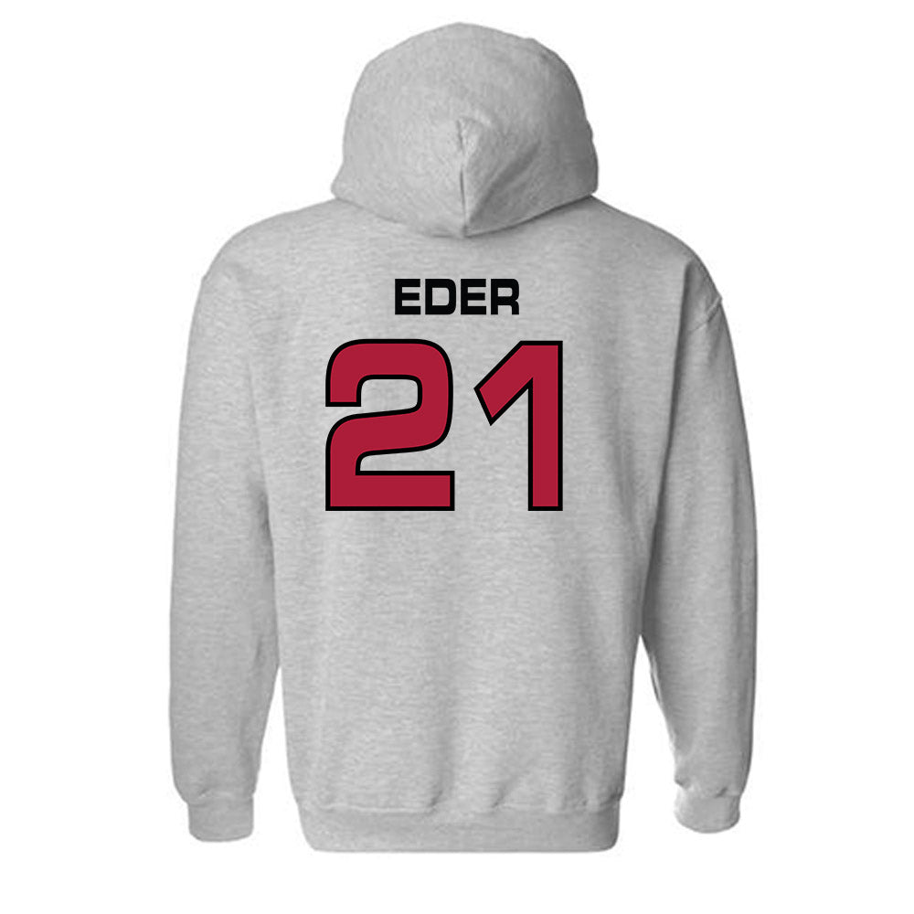 CWU - NCAA Softball : Joelie Eder - Classic Shersey Hooded Sweatshirt-1