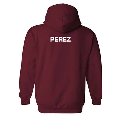 CWU - NCAA Men's Track & Field : Chase Perez - Classic Shersey Hooded Sweatshirt-1