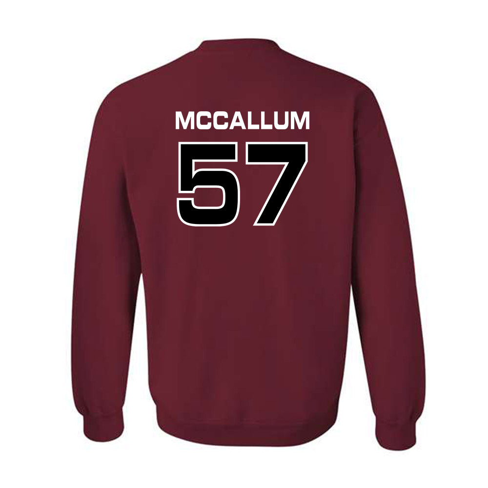 CWU - NCAA Football : Jaxin McCallum - Classic Shersey Crewneck Sweatshirt-1