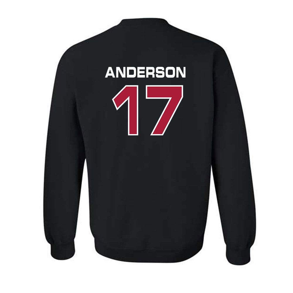 CWU - NCAA Baseball : Drake Anderson - Classic Shersey Crewneck Sweatshirt-1