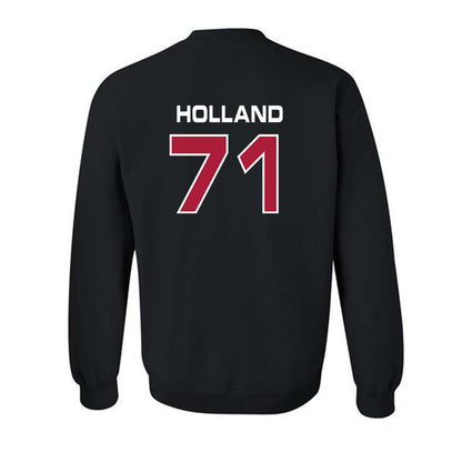 CWU - NCAA Football : Brady Holland - Classic Shersey Crewneck Sweatshirt-1