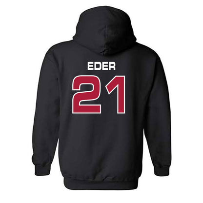 CWU - NCAA Softball : Joelie Eder - Classic Shersey Hooded Sweatshirt-1