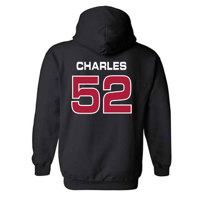 CWU - NCAA Football : Royal Charles - Classic Shersey Hooded Sweatshirt-1