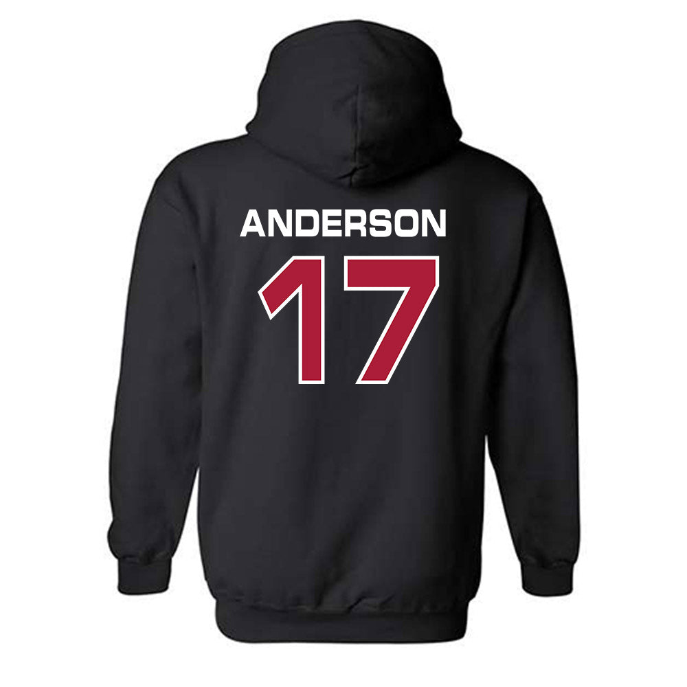 CWU - NCAA Baseball : Drake Anderson - Classic Shersey Hooded Sweatshirt-1