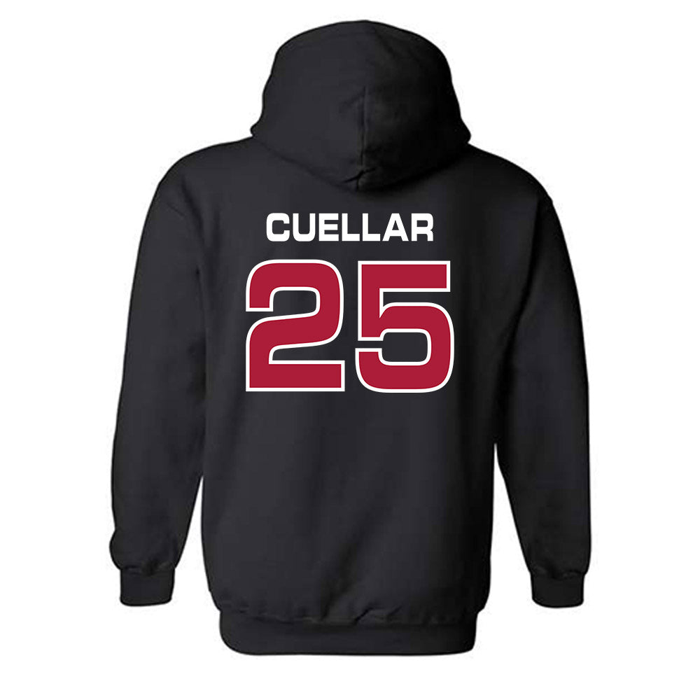 CWU - NCAA Men's Basketball : Isaiah Cuellar - Classic Shersey Hooded Sweatshirt-1