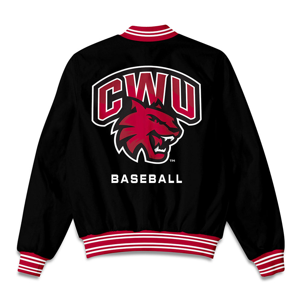 CWU - NCAA Baseball : Drake Anderson - Bomber Jacket-1