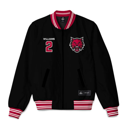 CWU - NCAA Football : King Williams - Bomber Jacket-0