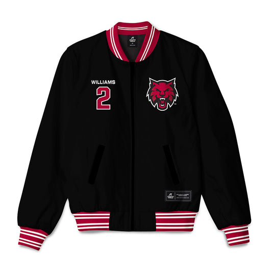 CWU - NCAA Football : King Williams - Bomber Jacket-0