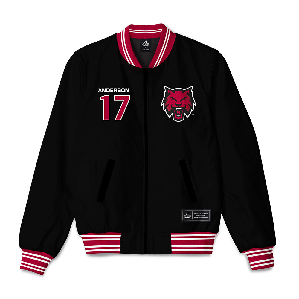 CWU - NCAA Baseball : Drake Anderson - Bomber Jacket-0