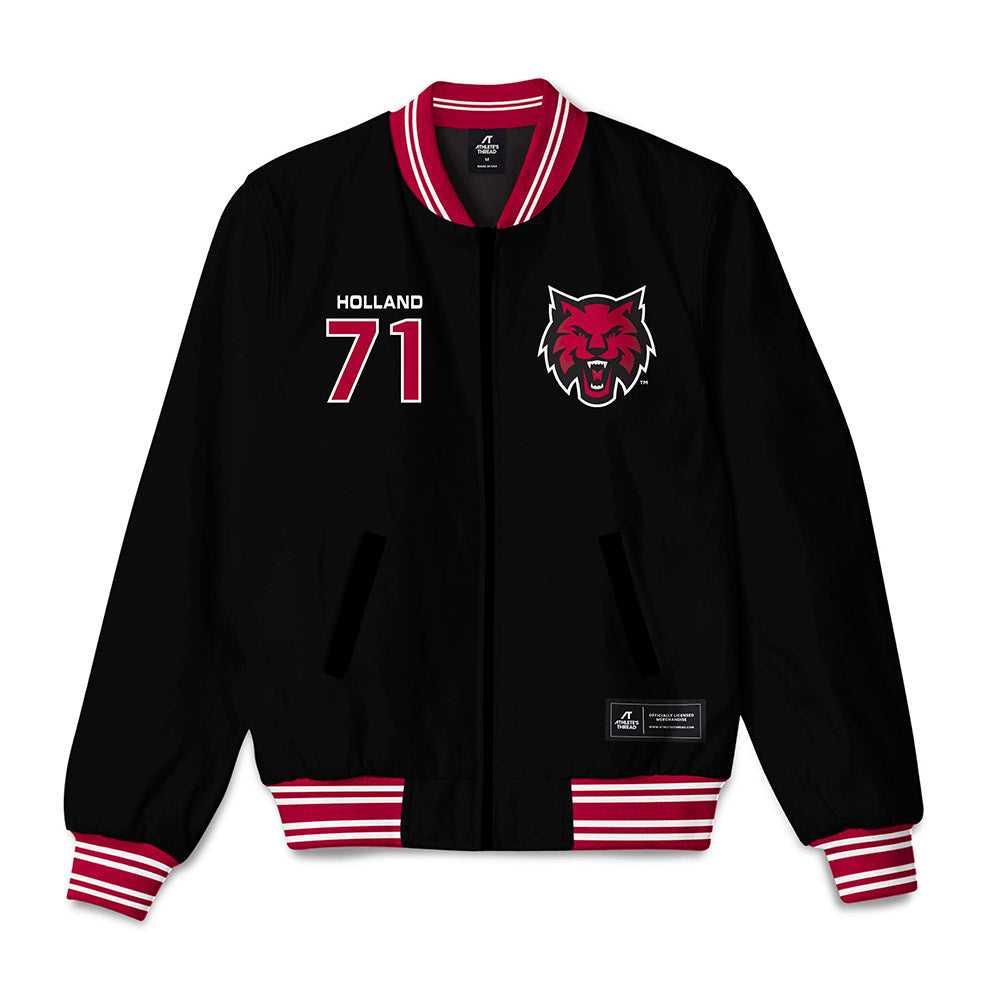 CWU - NCAA Football : Brady Holland - Bomber Jacket-0