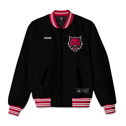 CWU - NCAA Men's Track & Field : Chase Perez - Bomber Jacket-0