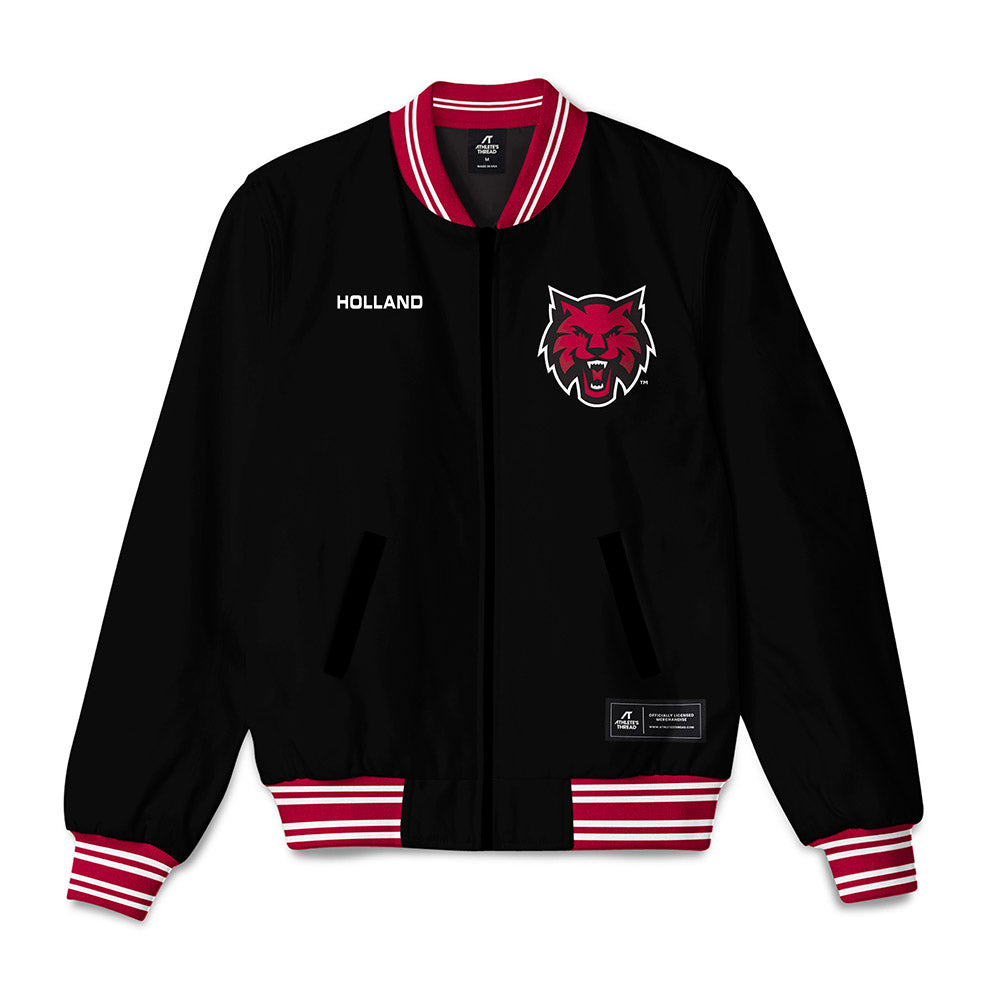 CWU - NCAA Men's Track & Field : Brady Holland - Bomber Jacket-0