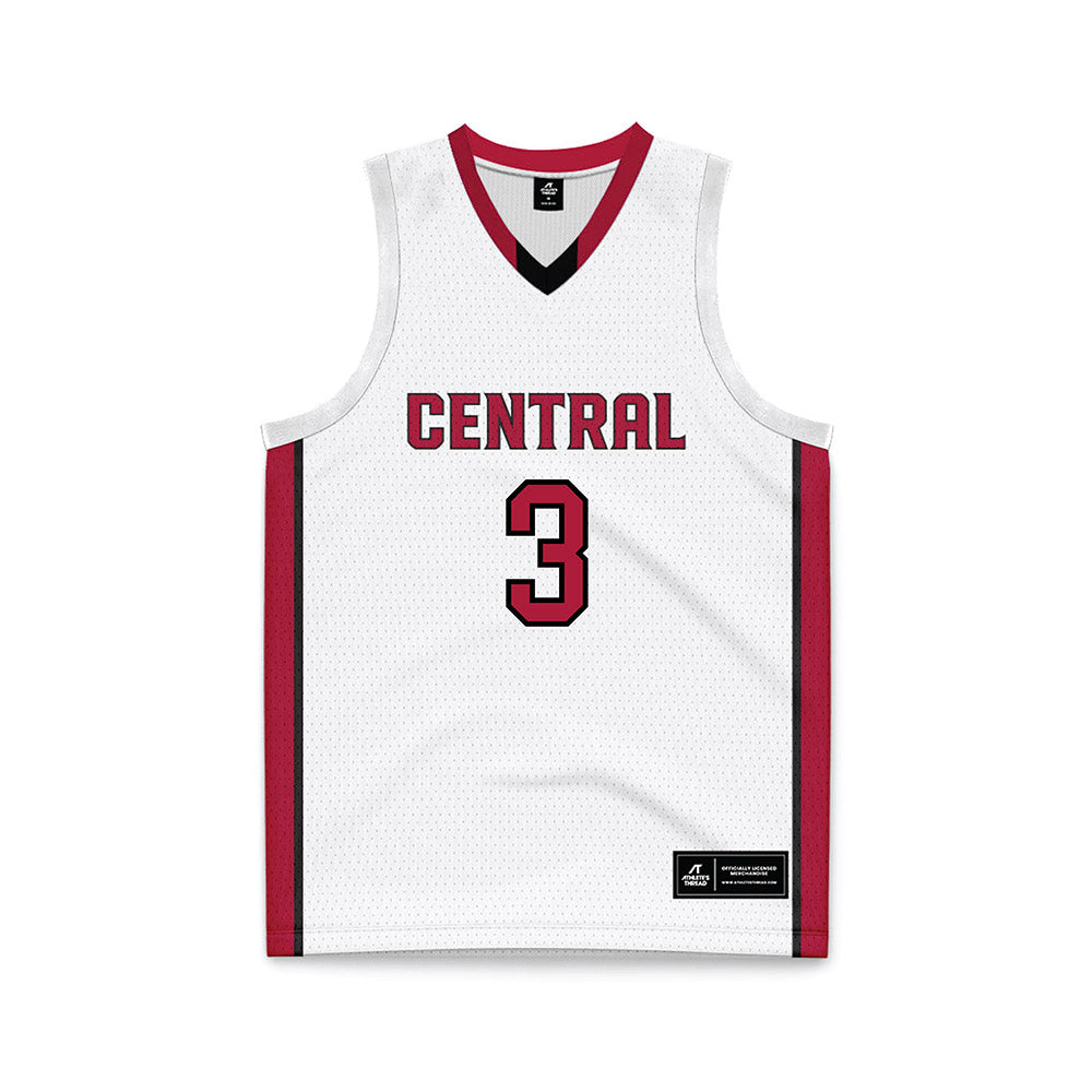 CWU - NCAA Men's Basketball : Bradley Swillie - White Basketball Jersey-0