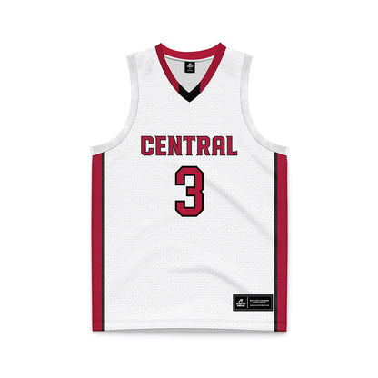 CWU - NCAA Men's Basketball : Bradley Swillie - White Basketball Jersey-0