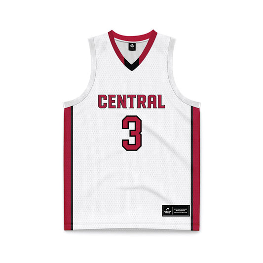 CWU - NCAA Men's Basketball : Bradley Swillie - White Basketball Jersey-0