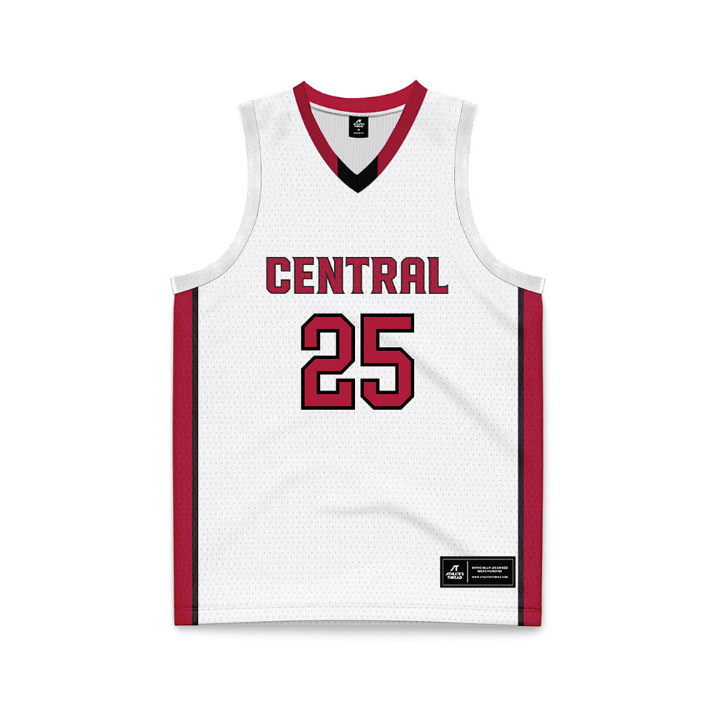 CWU - NCAA Men's Basketball : Isaiah Cuellar - White Basketball Jersey-0