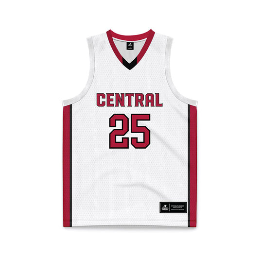 CWU - NCAA Men's Basketball : Isaiah Cuellar - White Basketball Jersey-0