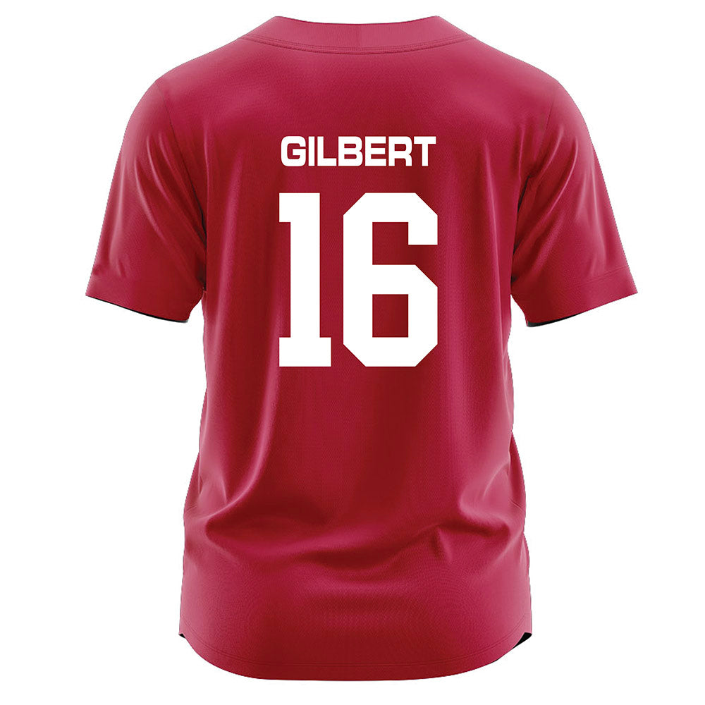 CWU - NCAA Softball : Ellie Gilbert - Crimson Jersey-1