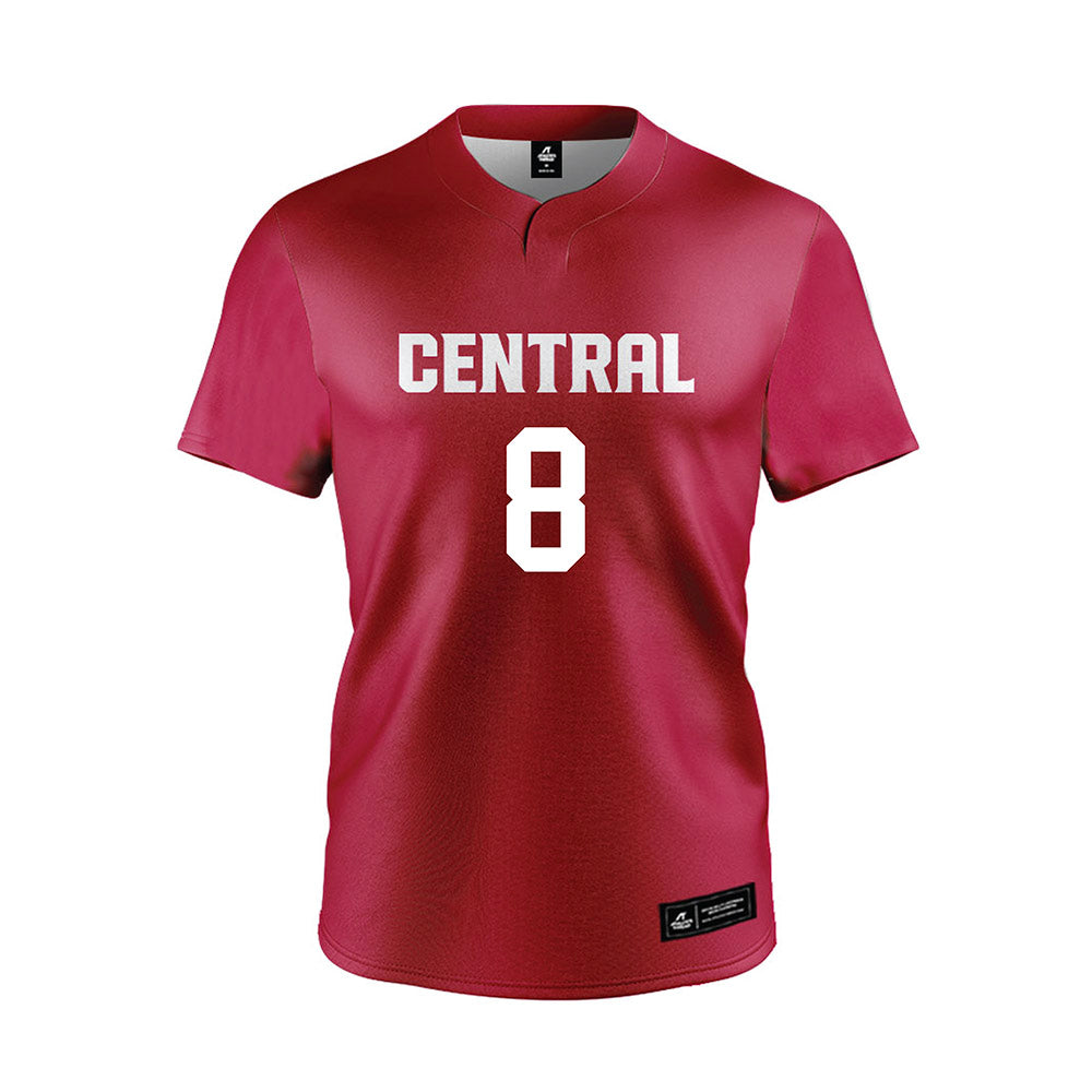 CWU - NCAA Softball : Alex Flohr - Crimson Jersey-0
