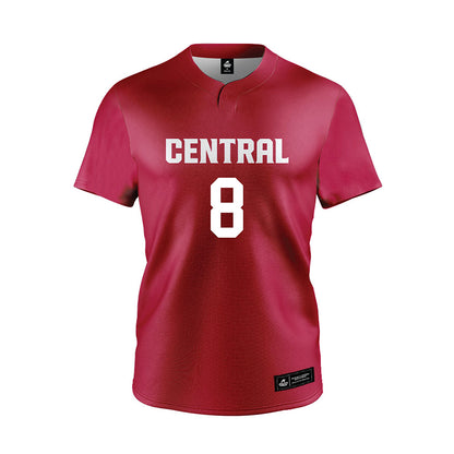 CWU - NCAA Softball : Alex Flohr - Crimson Jersey-0
