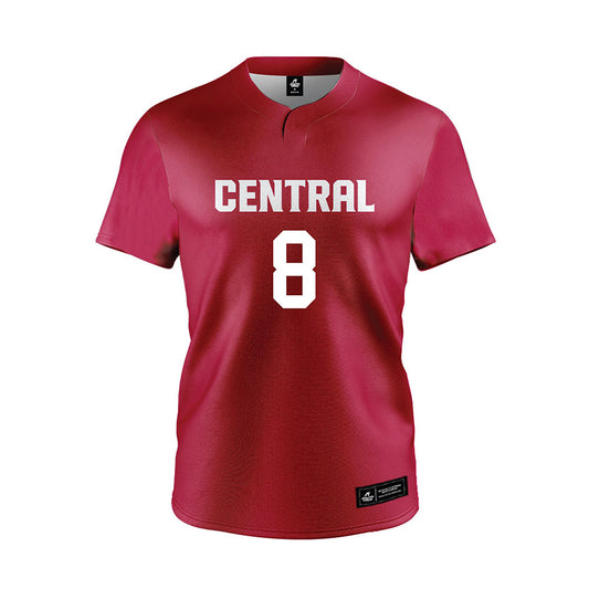 CWU - NCAA Softball : Alex Flohr - Crimson Jersey-0